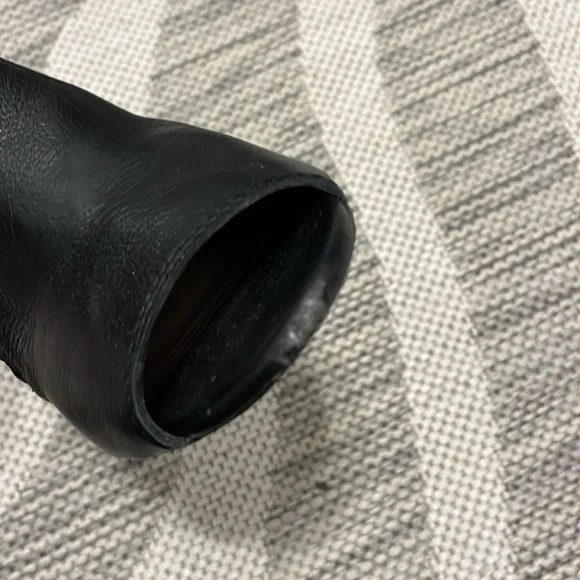 Aldo open toe leather ankle booties - Picture 3 of 5